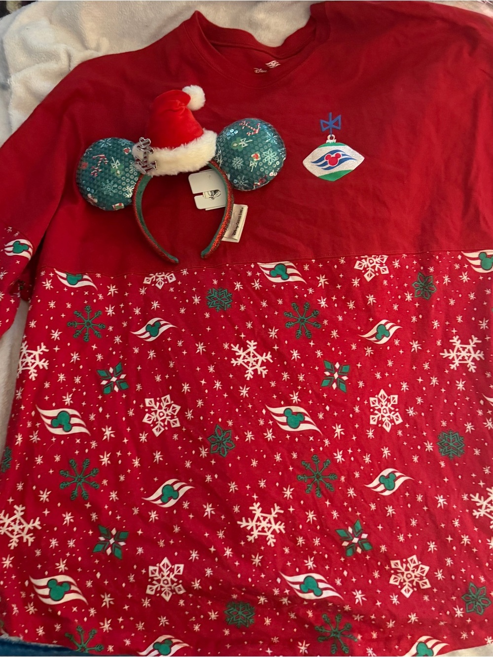 Disney Cruise Line Spirit Jersey and Ears Set for Women NWOT/NWT
